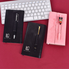 Notebook With Pen&Card Holder