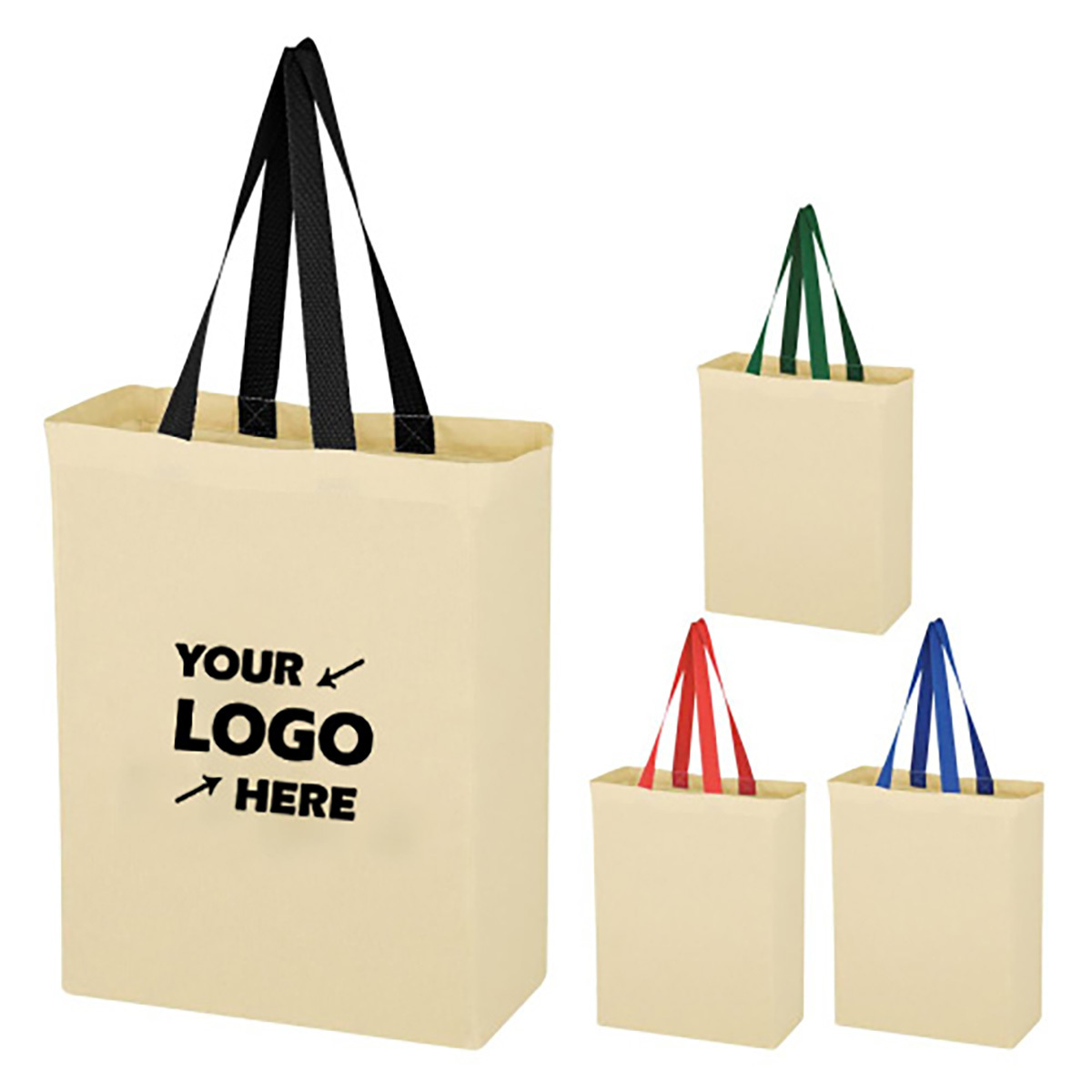 Reusable Canvas Grocery Tote Bag