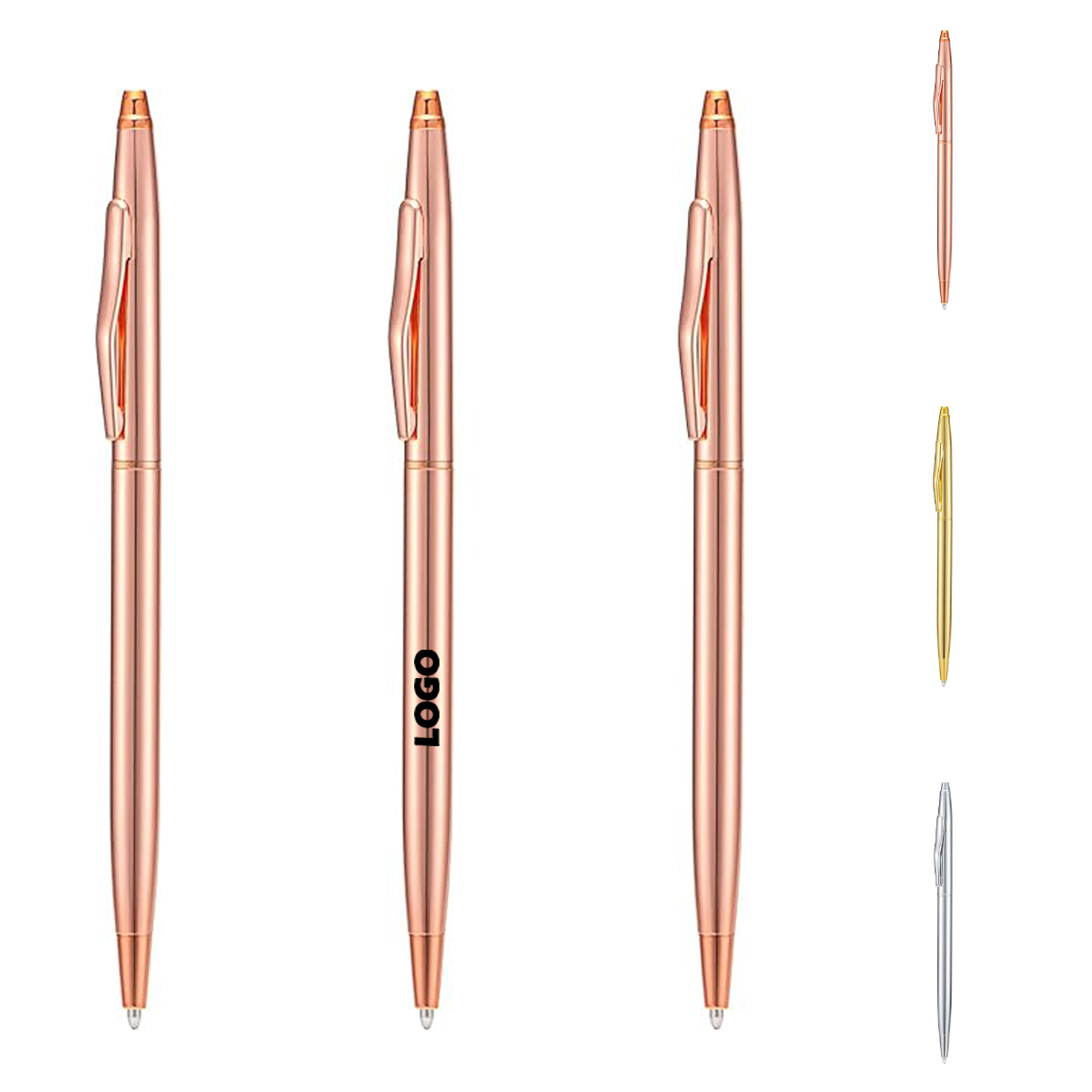 Electroplated Metal Ballpoint Pen