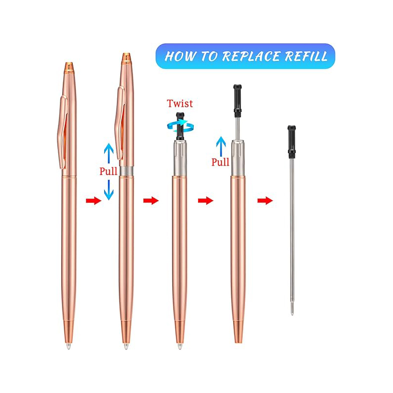 Electroplated Metal Ballpoint Pen