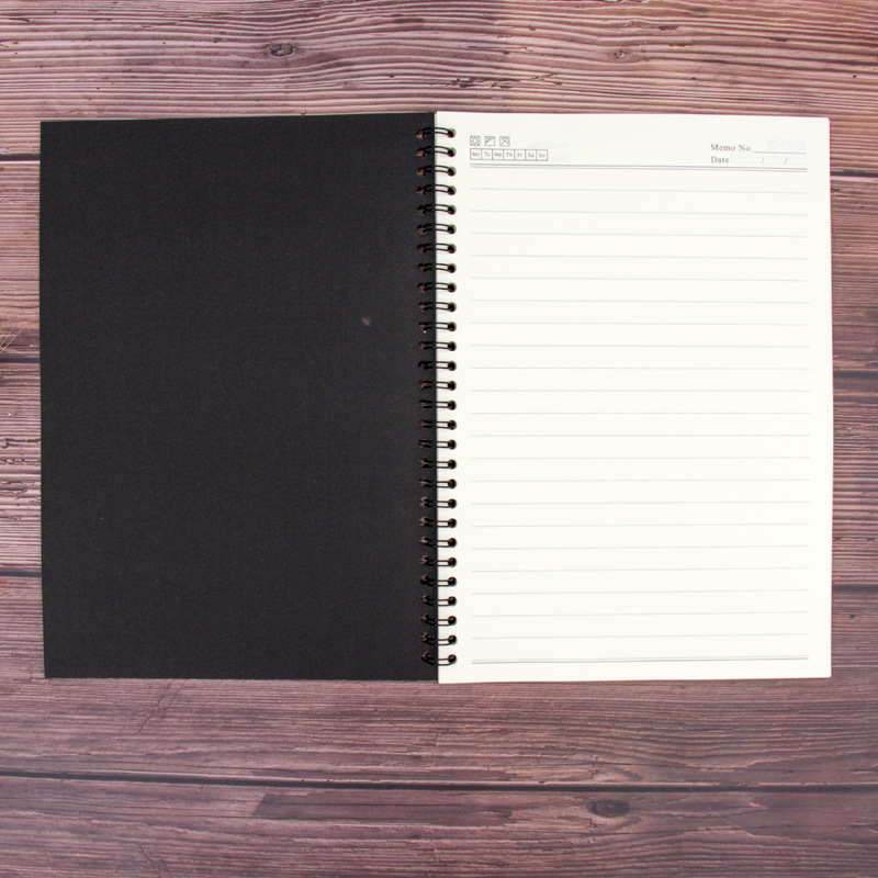 B6 Colored Paper Spiral Notebook
