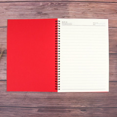 B6 Colored Paper Spiral Notebook