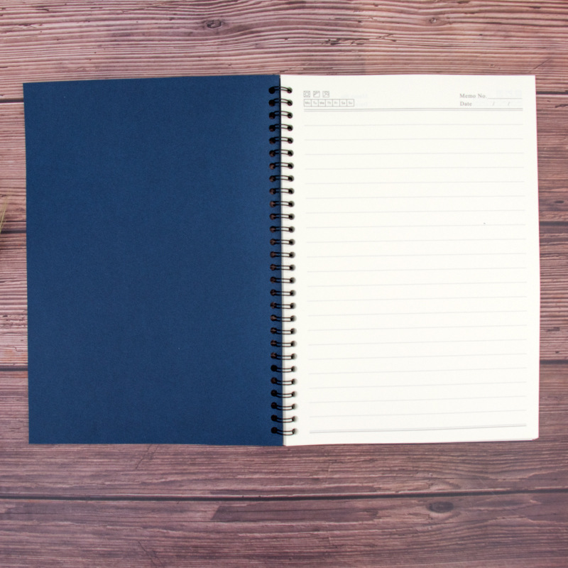 B6 Colored Paper Spiral Notebook