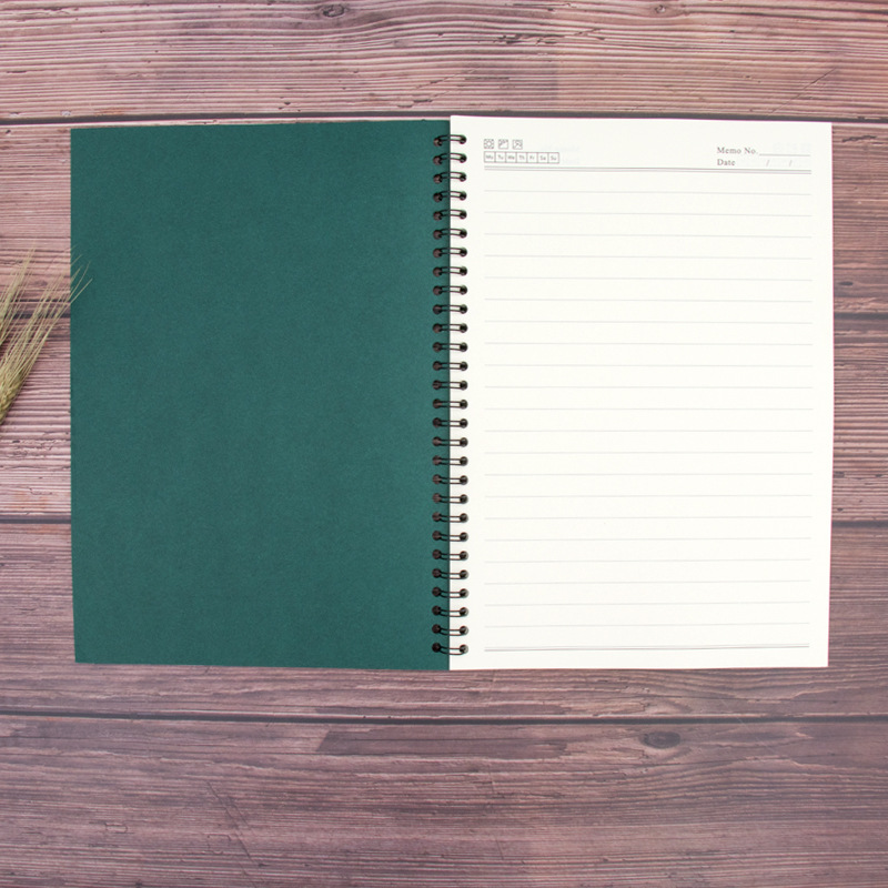 B6 Colored Paper Spiral Notebook
