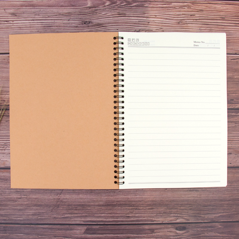 B6 Colored Paper Spiral Notebook