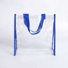 Zippered Clear Stadium Box Tote Bag