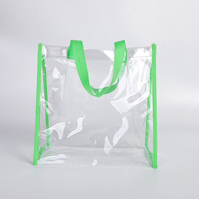 Zippered Clear Stadium Box Tote Bag