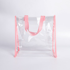 Zippered Clear Stadium Box Tote Bag