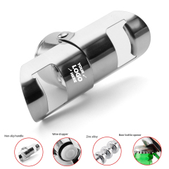 Stainless Champagne Vacuum Plug