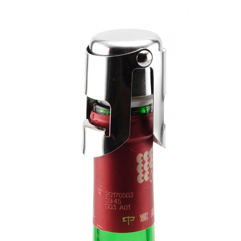 Stainless Champagne Vacuum Plug