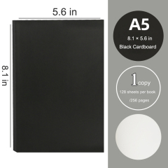Thick Black Office Notebook