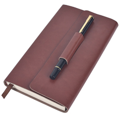 Notebook With Pen&Card Holder