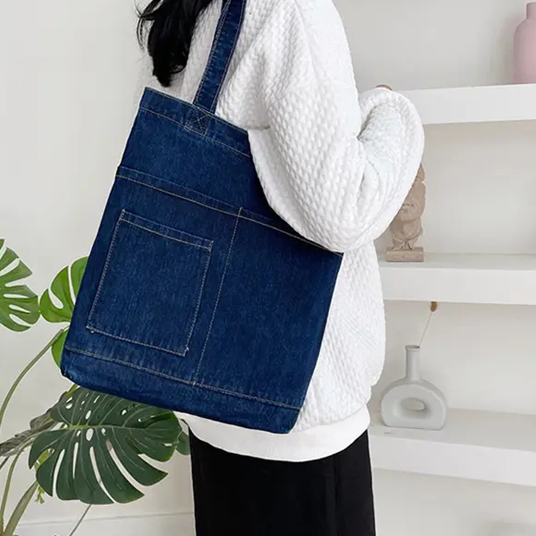 Denim Jean Tote Bag
