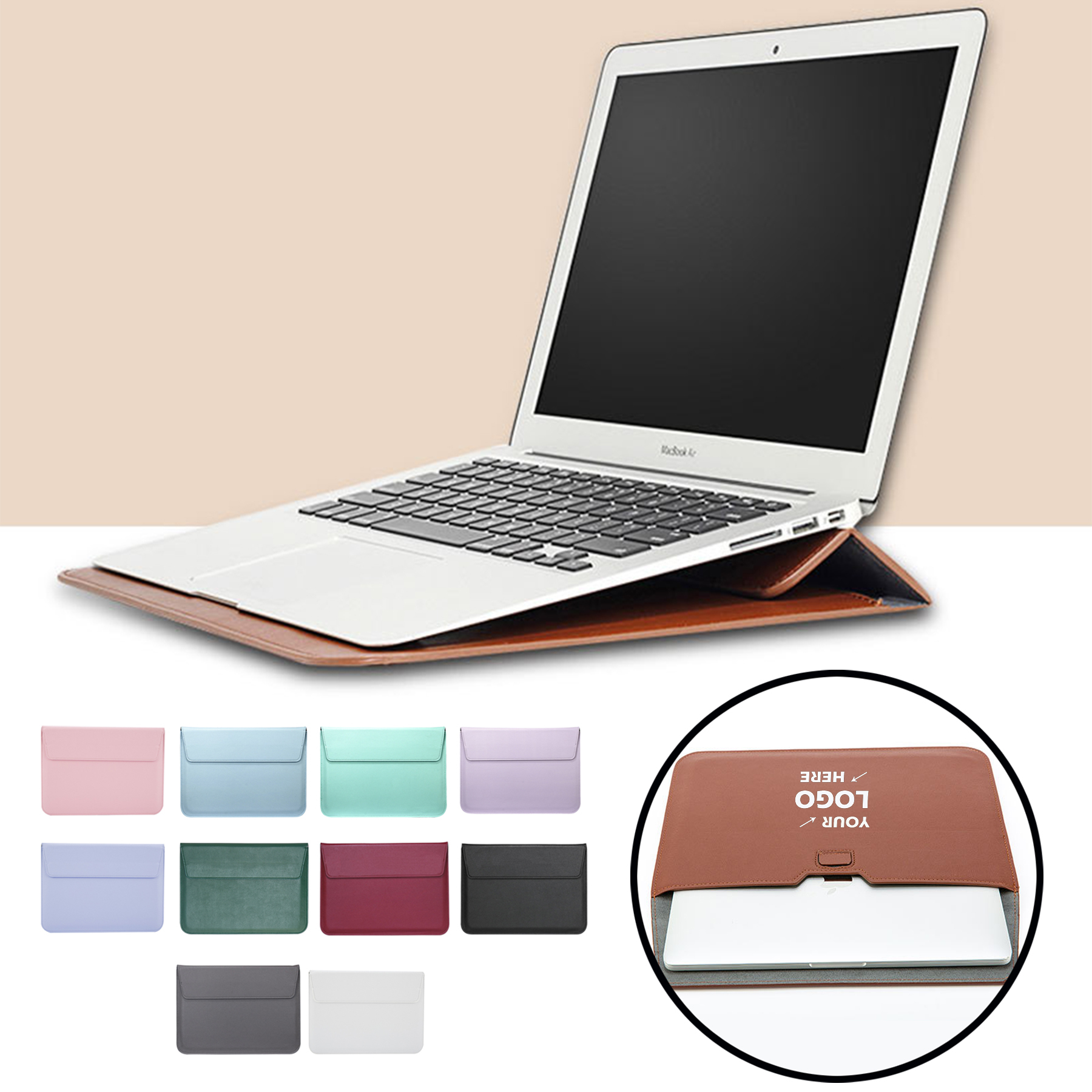 2In1 13"-13.3" LaptopSleeve Carrying Case And Holder