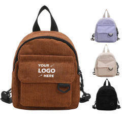 Mini Corduroy Backpack