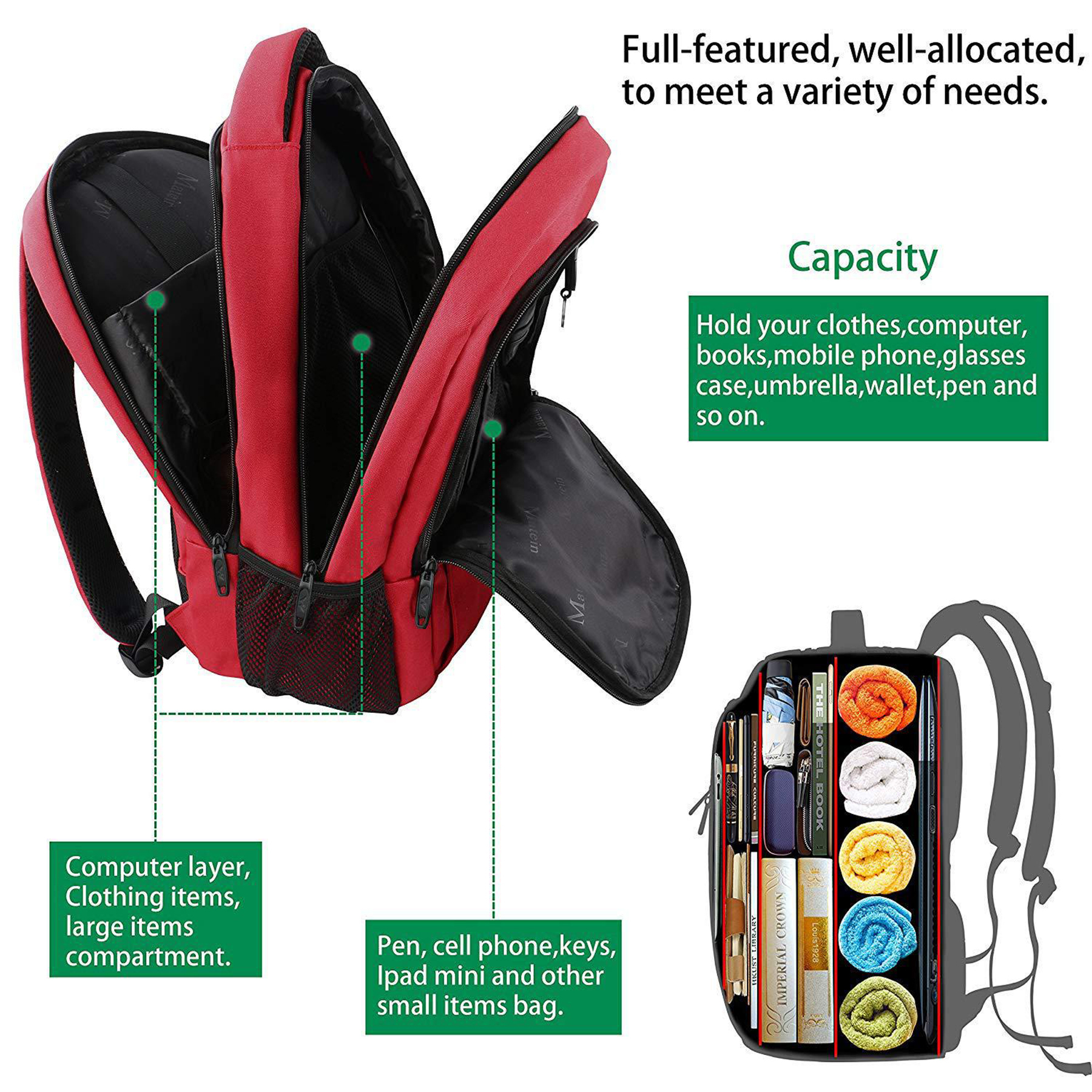 18 Inch Laptop Backpack