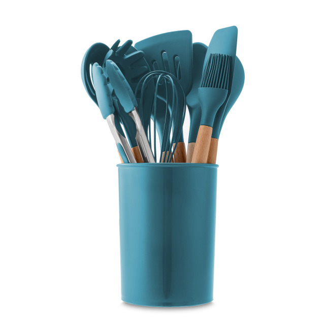 Silicone Kitchen Utensils Set With 12 Tools