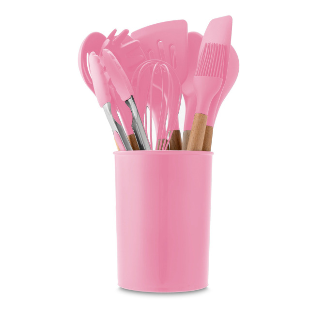 Silicone Kitchen Utensils Set With 12 Tools