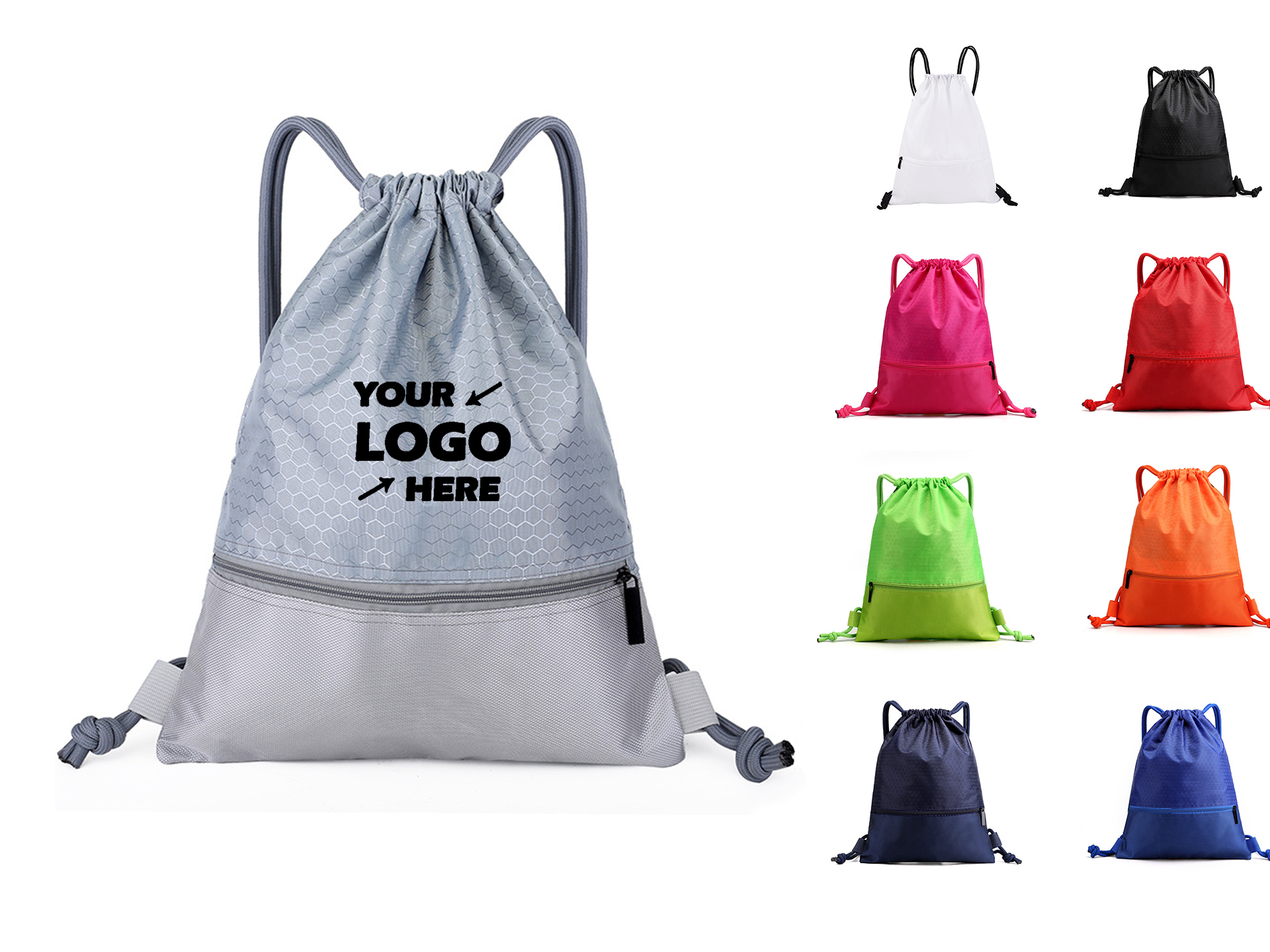 Drawstring Backpack String Bag