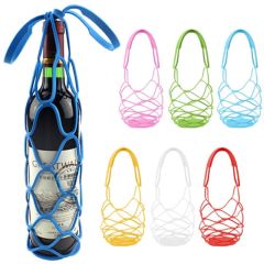 Folding Silicone Wine Bottle Carrier