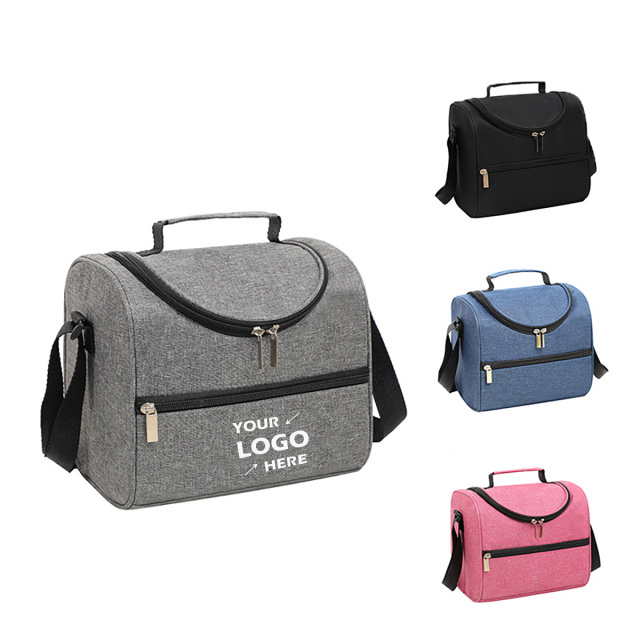 Insulated Lunch Tote Bag With Adjustable Shoulder Strap
