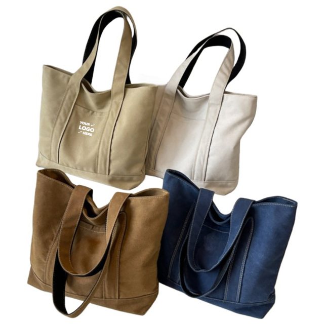 Medium Cotton Canvas Tote Bag