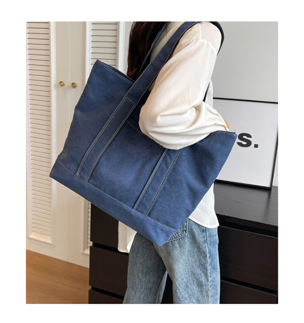 Medium Cotton Canvas Tote Bag