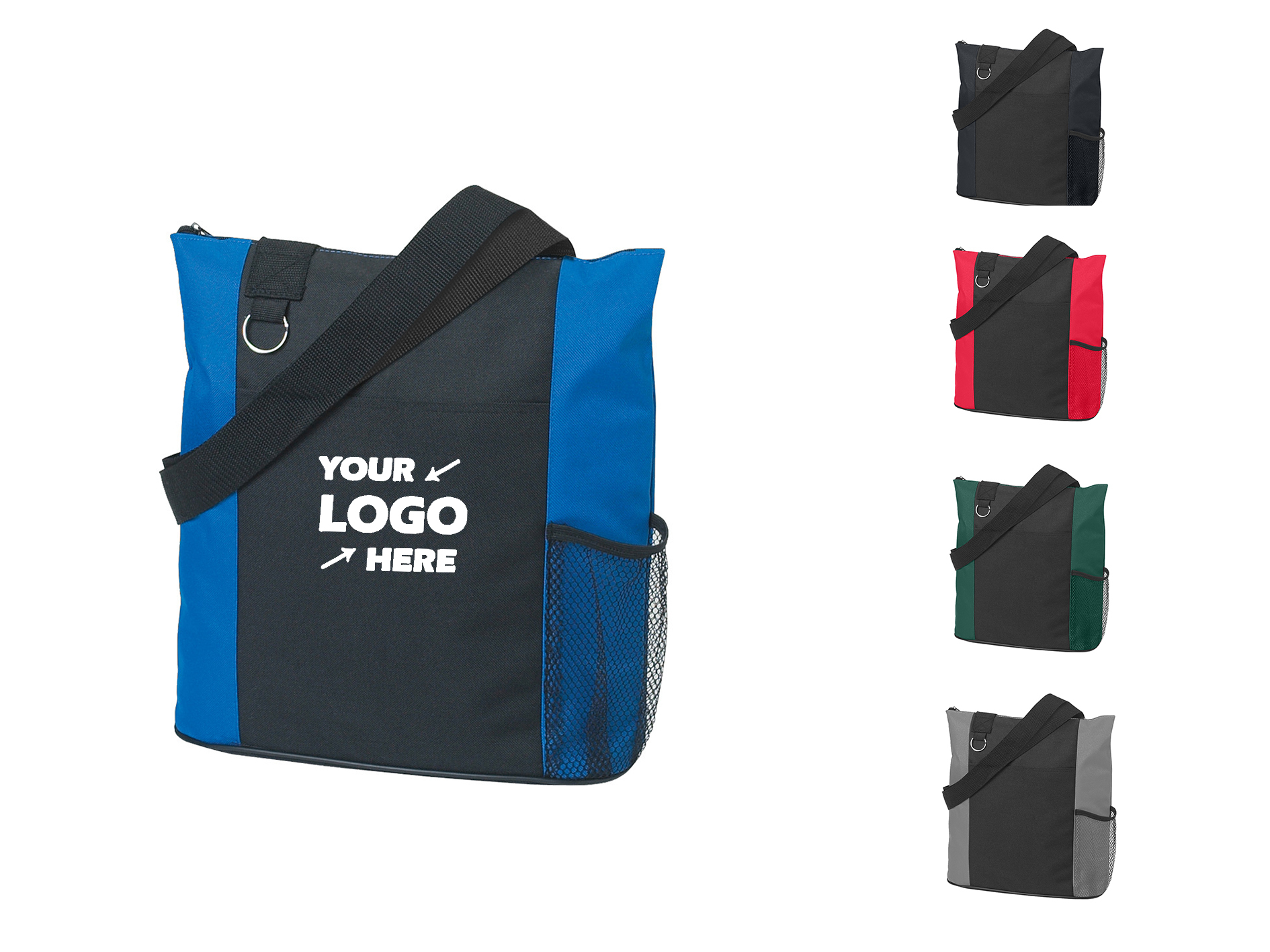 Zippered Tote Bags