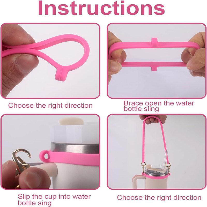 Silicone Water Bottle Strap