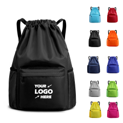 Water Resistant Drawstring Backpack