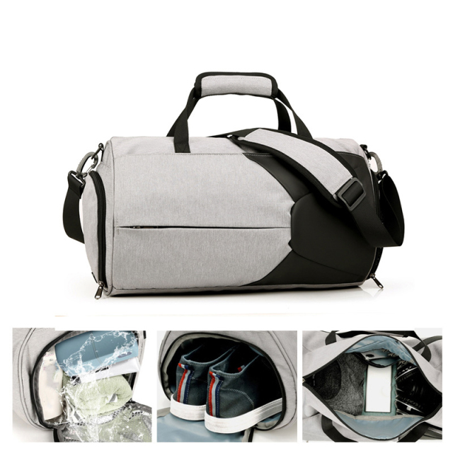Travel Duffel Bag with Shoes Compartment