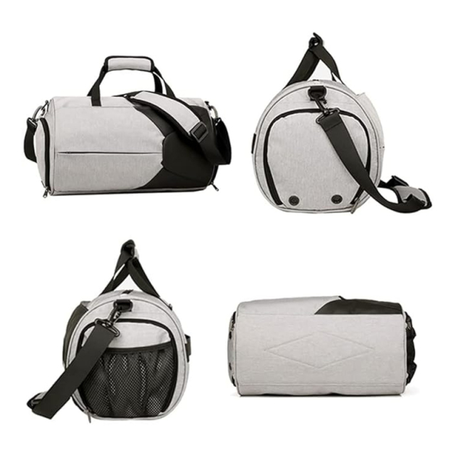 Travel Duffel Bag with Shoes Compartment