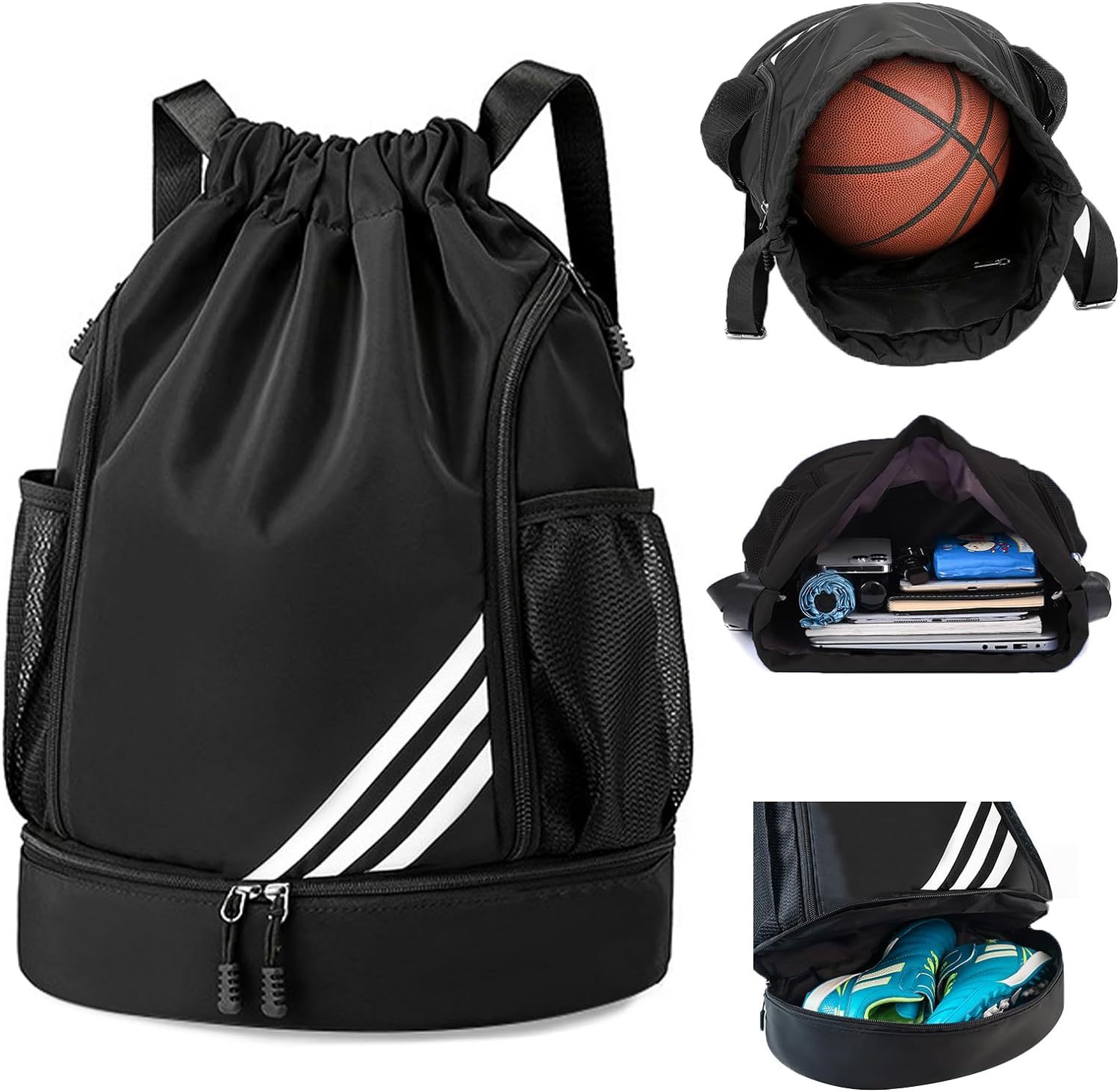 Water Resistant Drawstring Backpack