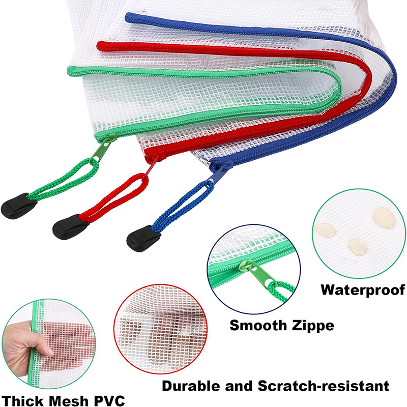 Clear Pencil Pouch With Zipper