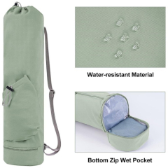 Yoga Mat Bag With Bottom Wet Pocket