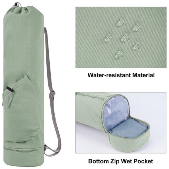 Yoga Mat Bag With Bottom Wet Pocket