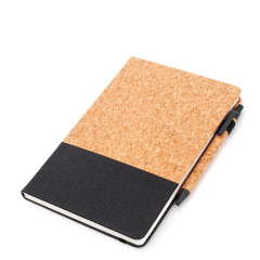 Cork Notebook With Pen