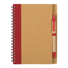 Eco Spiral Notebook with Pen