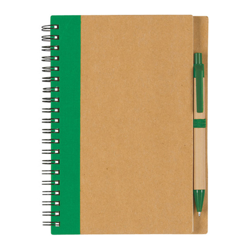 Eco Spiral Notebook with Pen