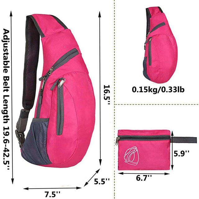 Foldable Crossbody Sling Bag