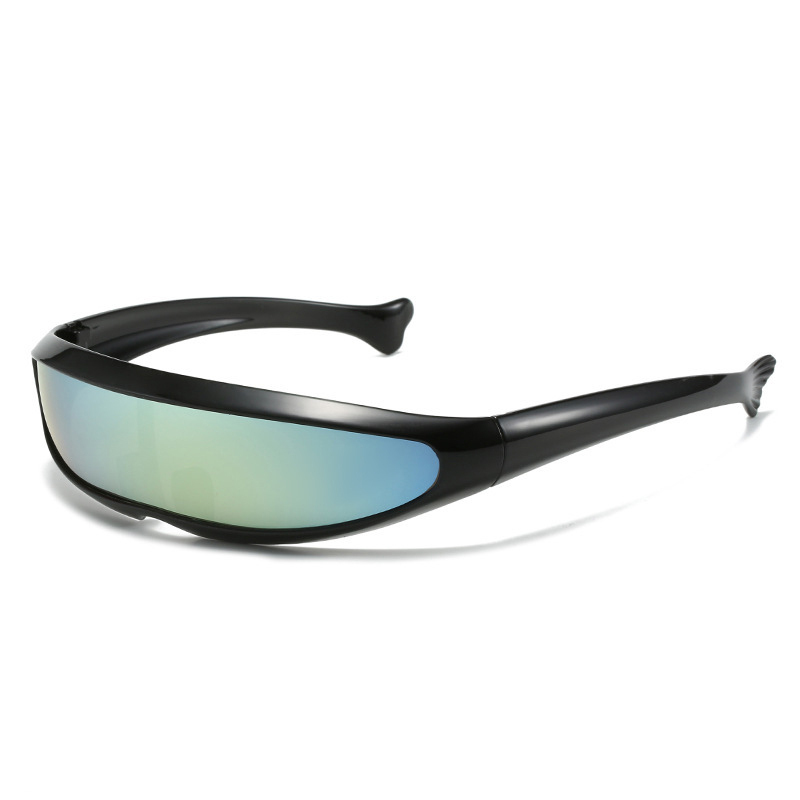 Futuristic Narrow Cyclops Sunglasses