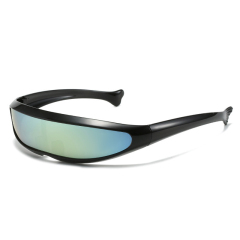 Futuristic Narrow Cyclops Sunglasses
