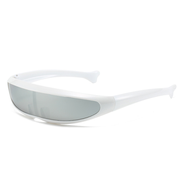 Futuristic Narrow Cyclops Sunglasses