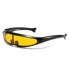 Futuristic Narrow Cyclops Sunglasses