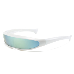 Futuristic Narrow Cyclops Sunglasses