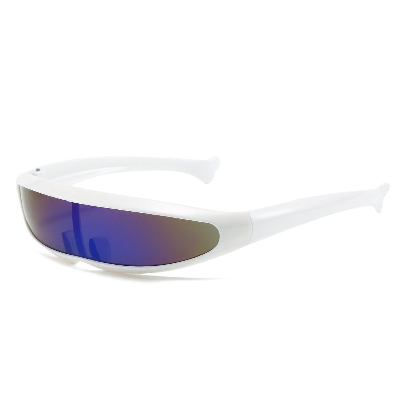 Futuristic Narrow Cyclops Sunglasses