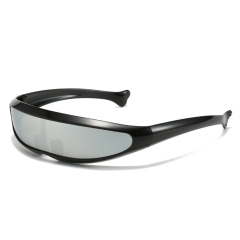 Futuristic Narrow Cyclops Sunglasses