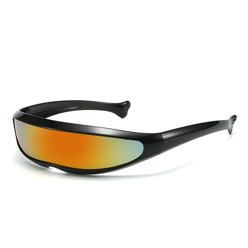 Futuristic Narrow Cyclops Sunglasses