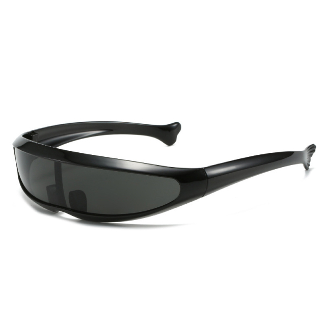 Futuristic Narrow Cyclops Sunglasses
