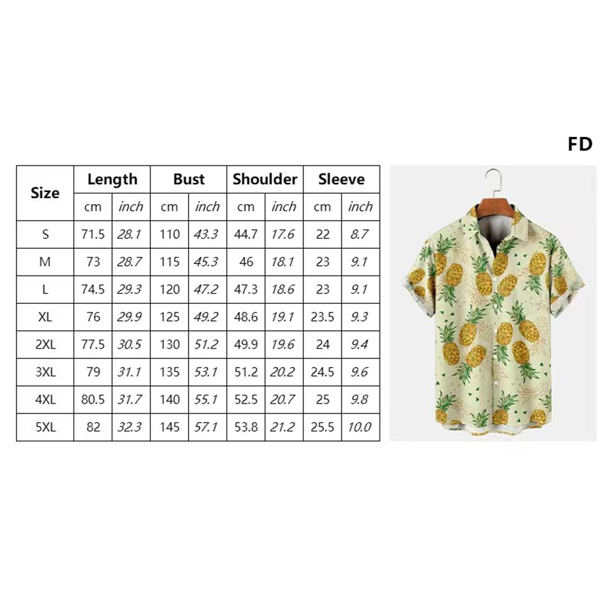 Men's Casual Button Down Short Sleeve Shirt